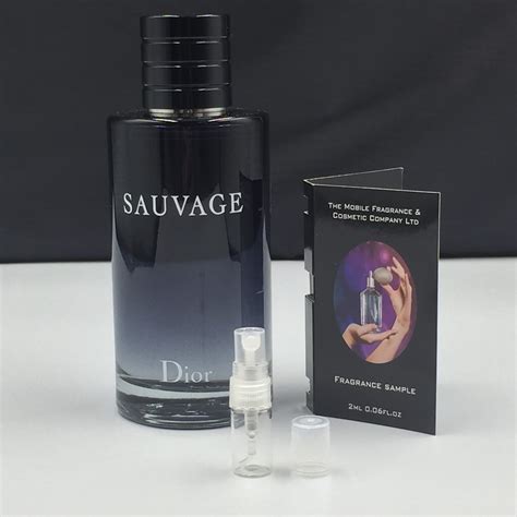 christian dior sauvage sample